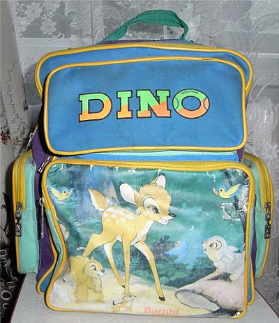 Школьный рюкзак в 90-е