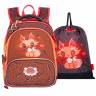 Ранец - рюкзак школьный с мешком для сменки Across ACR22-198-6 Лисичка