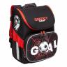 Ранец рюкзак школьный Grizzly RAl-295-1 Goal Черный - красный